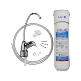 Premium 500 Gallon Filter Included Culligan US-EZ-4 EZ-Change Undersink Drinking Water Filtration System with Dedicated Faucet 
