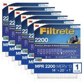 14x20x1 3M Filtrete Elite Allergen Filter (6-Pack)