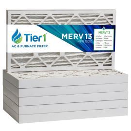Tier1 20 x 25 x 2 MERV 13 - 6 Pack Air Filters (P25S-622025)