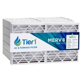 Tier1 20 x 30 x 4  MERV 8 - 6 Pack Air Filters (P85S-642030)