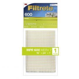 3M Filtrete 600 Dust & Pollen Air Filter (16x24x1)