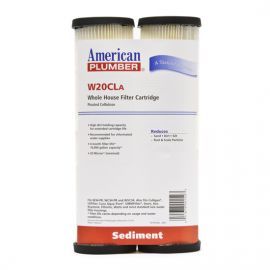 W20CLA American Plumber Whole House Sediment Filter Cartridge (2-Pack)