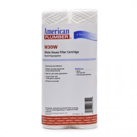 W30W American Plumber Whole House Sediment Water Filter Cartridge (2-Pack)