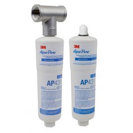 AP430SS 3M Aqua-Pure Water Heater Scale Inhibitor System + AP431 Inline Water Filter