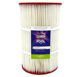 8-5/8 X 10 Clorox Silver Edition Advanced Pool Filter | Replacement for Predator 50, Pentair Clean & Clear 50, Unicel C-9405, Pleatco PAP50-4, Filbur FC-0684
