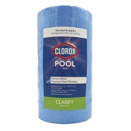 10 X 5-3/4 Clorox Platinum Edition Premium Pool Filter | Replacement for Intex type B, Intex type B, Unicel C-5315, Pleatco PIN20, Filbur FC-3752