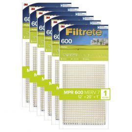 12x20x1 3M Filtrete Dust and Pollen Filter (6-Pack)