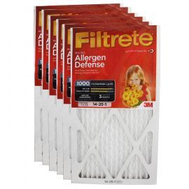 Filtrete 1000 Micro Allergen Filter - 14x25x1 (6-Pack)