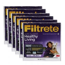 Filtrete 1500 Ultra Allergen Filter - 14x14x1 (6-Pack)