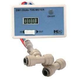 HM Digital DM-1 In-Line Dual TDS Monitor for In / Out Water Lines