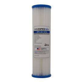 Hydronix SPC-25-1010 10-inch x 2.5-inch Pleated Sediment Water Filter 10 Micron