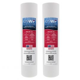 US Water Filters 1 Micron 10"x2.5" Melt Blown Sediment Filter (2-Pack)