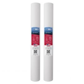 US Water Filters 1 Micron 20"x2.5" Melt Blown Sediment Filter (2-Pack)