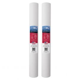 US Water Filters 20 Micron 20"x2.5" Melt Blown Sediment Filter (2-Pack)
