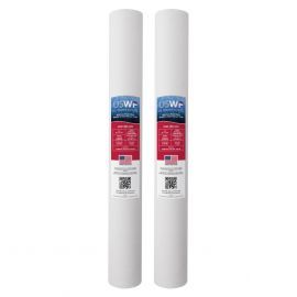 US Water Filters 5 Micron 20"x2.5" Melt Blown Sediment Filter (2-Pack)