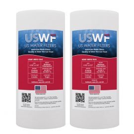 US Water Filters 10 Micron 10"x4.5" Melt Blown Sediment Filter (2-Pack)