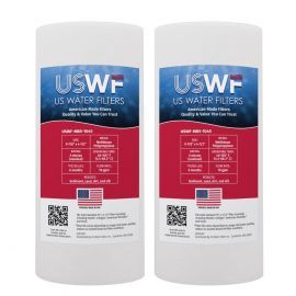 US Water Filters 5 Micron 10"x4.5" Melt Blown Sediment Filter (2-Pack)