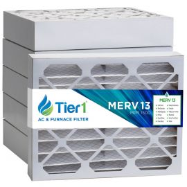 20x25x4 Merv 13 Universal Air Filter By Tier1 (6-Pack)