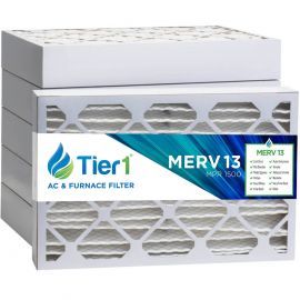 Tier1 14 x 20 x 4 MERV 13 - 6 Pack Air Filters (P25S-641420)
