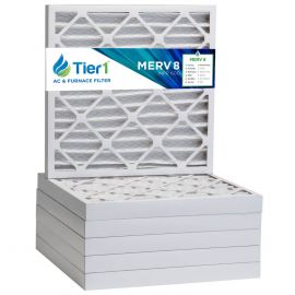Tier1 18 x 18 x 2  MERV 8 - 6 Pack Air Filters (P85S-621818)