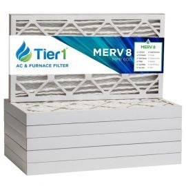 Tier1 16 x 24 x 2  MERV 8 - 6 Pack Air Filters (P85S-621624)