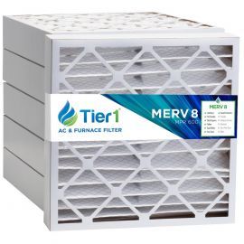 Tier1 20 x 20 x 4  MERV 8 - 6 Pack Air Filters (P85S-642020)