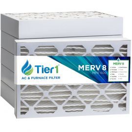 Tier1 14 x 20 x 4  MERV 8 - 6 Pack Air Filters (P85S-641420)