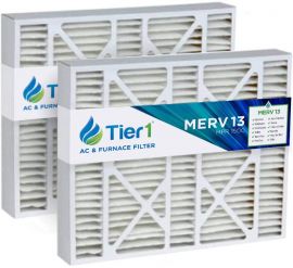 Tier1 brand replacement for White-Rodgers FR2000U-108 & FR2000U-110 - 20 x 25 x 5 - MERV 13 (2-Pack)