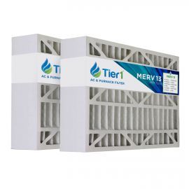 Tier1 brand replacement for White-Rodgers FR1400M-100 - 16 x 25 x 4 - MERV 13 (2-Pack)