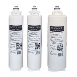 USWF Replacement filter set for RO-2F-600 Tankless Reverse Osmosis System