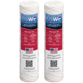 US Water Filters 30 Micron 10"x2.5" String Wound Sediment Filter (2-Pack)