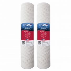 US Water Filters 25 Micron 20"x4.5" String Wound Sediment Filter (2-Pack)
