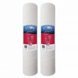 US Water Filters 5 Micron 20"x4.5" String Wound Sediment Filter (2-Pack)