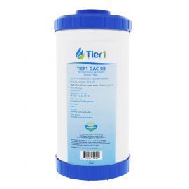 GAC-BB Whole House Filter Replacement Cartridge by Tier1 (Label and Front View)