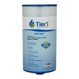 10 x 5-5/16 Inch Tier1 Brand Replacement Filter For FC-2401, 5CH-45, PFF50P4