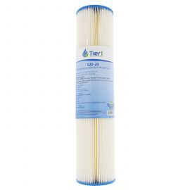 20 X 4.5 Pleated Cellulose Replacement Filter by Tier1 (20 micron)