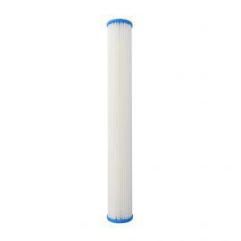 Tier1 20 inch x 2.5 inch Pleated Sediment Water Filter (1 Micron)