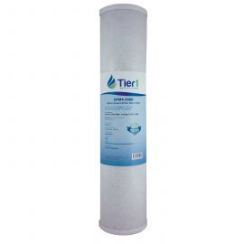 20 X 4.5 Carbon Block Replacement Filter by Tier1 (10 micron)