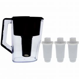 Alkaline Water Pitcher and Alkaline Pitcher Replacement Filters (3-Pack) Kit by Tier1