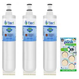 Tier1 EveryDrop EDR5RXD1 Whirlpool 4396508/4396510 Comparable Refrigerator Water Filter and Plink Washer and Dishwasher Cleaner(3 Pack)