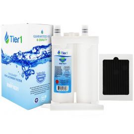 Tier1 Frigidaire WF2CB and Frigidaire PAULTRA Comparable Refrigerator Water Filter and Air Filter Combo