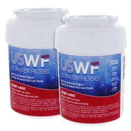 MWF GE SmartWater Refrigerator Water Filter Replacement by USWF (2-Pack)