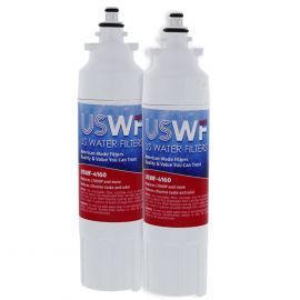LT800P LG Comparable Refrigerator Water Filter Replacement By USWF (2-Pack)