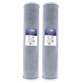 US Water Filters 5 Micron 20"x4.5" Coconut Carbon Block Filter (2-Pack)