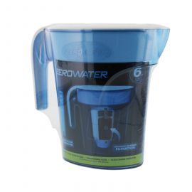 ZP-006 ZeroWater 6-cup Space Saver Water Pitcher - Blue