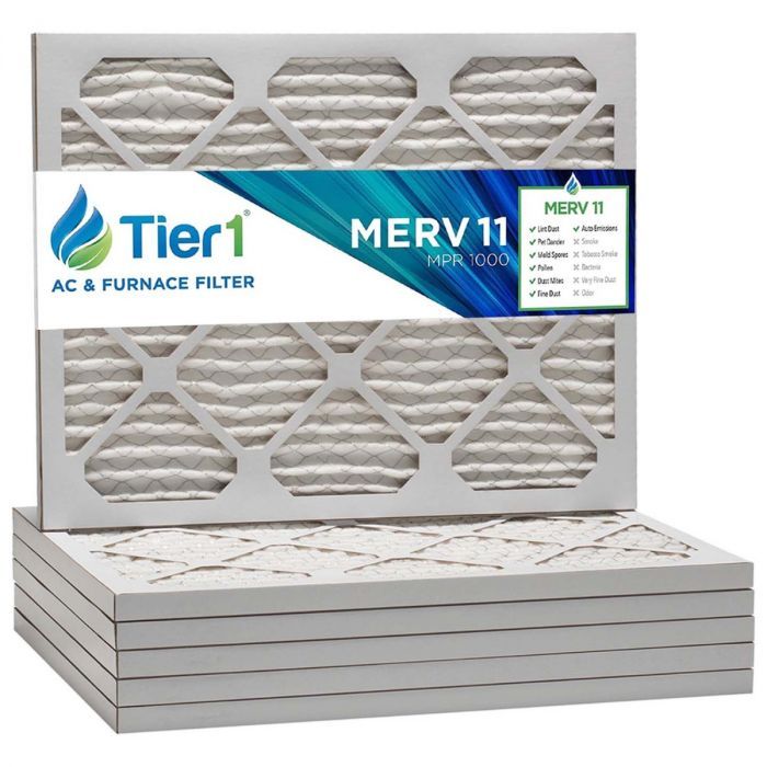 16x20x1 Ultra Allergen Merv 11 Tier1 Replacement AC Furnace Air Filter 6 Pack 