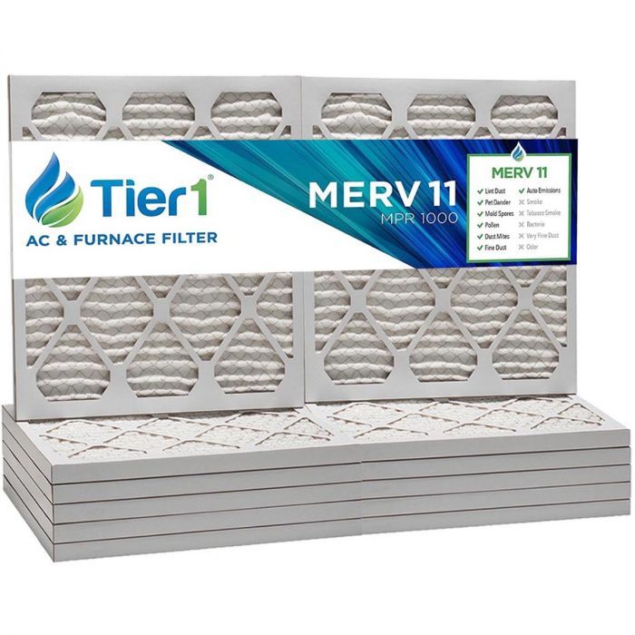 1" Home Air Filters Merv 11 Case of 6 Filters 20x30x1 