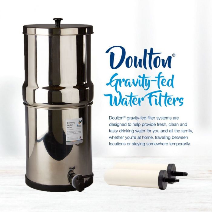 Doulton W9361122 Gravity Water Filter System Stainless Steel with