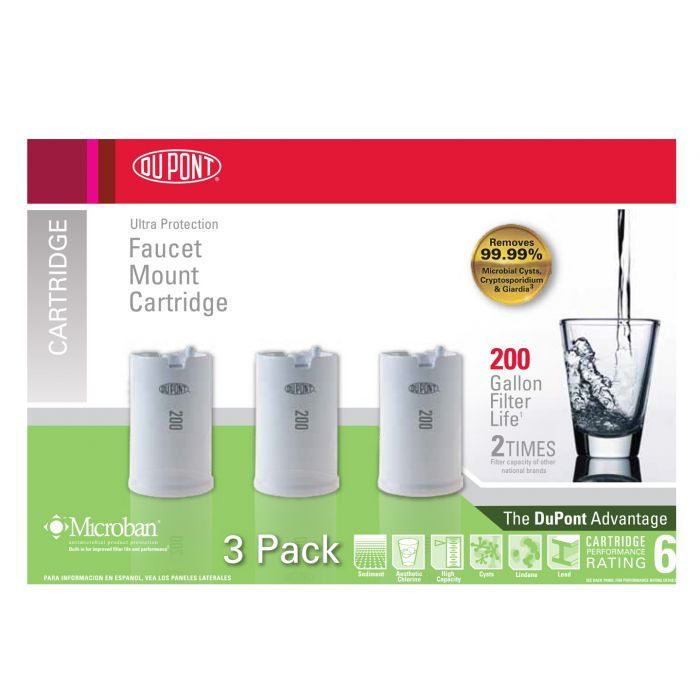 DuPont WFFMC303X Ultra Protection 200 Gallon Faucet Mount Water Cartridge
