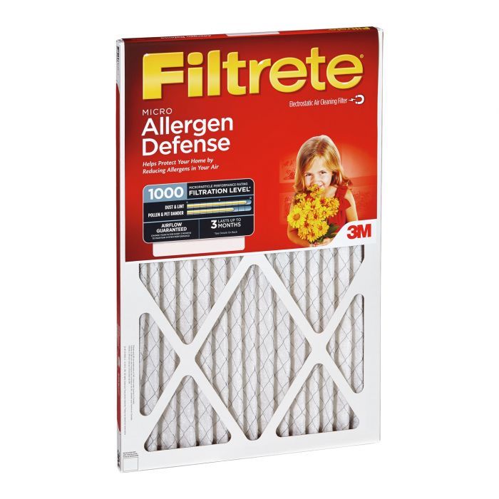 3M Filtrete 16x25x1 Micro Allergen Reduction Air Filter 6 Pack 